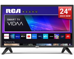 RCA HD VIDAA Smart TV | 24 Inch/60 cm | Trippel Tuner (DVB-T/T2/C/S/S2) | CI/Ci+ | Hotel Modus | VRS24HF1