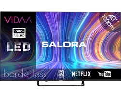 Salora 40FV210 tv 101,6 cm (40") Full HD Smart TV Wifi Zwart 230 cd/m²