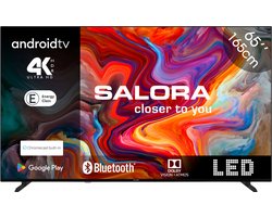 Salora SMART65TV - Tv 65 inch - Smart TV - 4K TV - Android TV - Smart tv 65 inch - TV - 65 inch smart tv - 2025 model