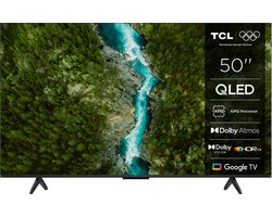TCL 50QLED780K tv 127 cm (50") 4K Ultra HD Smart TV Zwart 430 cd/m²