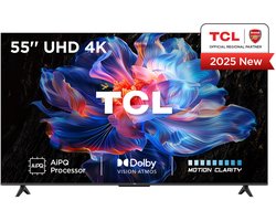 TCL 55V6C | 55 4K Ultra HD DLED Smart TV | Google TV | Dolby Vision | 60Hz (2025)
