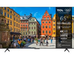 TCL 65MQLED75K tv 165,1 cm (65") 4K Ultra HD Smart TV Zwart 1000 cd/m²