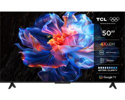 TCL P69K 50P69K tv 127 cm (50") 4K Ultra HD Smart TV Wifi Zwart