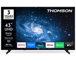 Thomson 43" (109 Cm) LED UHD Smart Fire TV -43UF4S35-
