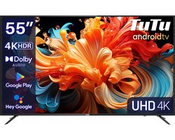 TUTU TUS55UD1A 55 Inch 4K UHD Google TV