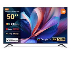 Xiaomi TV A Pro 2026 50 inch (127 cm) - QLED - Smart TV met Google TV - Google Assistant spraakbediening - Dolby Audio & DTS:X - HDMI 2.1 - CI+ slot - Google Cast