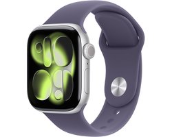 Apple Watch 11 - Wifi - 42mm - Silver Aluminium Case with Purple Fog Sport Band - S/M