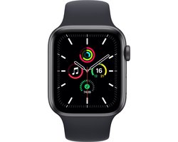 Apple Watch SE 2021 - Smartwatch dames en heren - 40mm - Spacegrijs