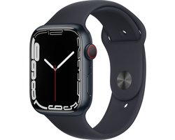 Apple Watch Series 7 - 45 mm - 4G - GPS - Zwart