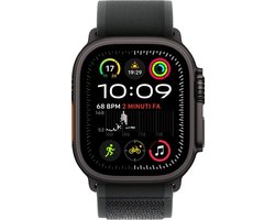 Apple Watch Ultra 2 Cellular 49mm - Trail-bandje M/L - Zwart
