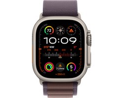 Apple Watch Ultra 2 GPS Cellular - 49mm - Titanium Case with Indigo Alpine Loop - Large
