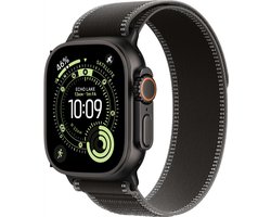 Apple Watch Ultra 3 - Wifi + 5G - 49mm - Black Titanium Case with Black/Charcoal Trail Loop - S/M