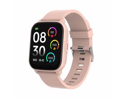 Denver Smartwatch - Android iOS - Notificaties - Sporthorloge - Hartslagmeter - Saturatiemeter - Slaapmonitor - SWC184RO - Roze
