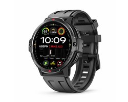 Evy24 Smartwatch GPS L1 - Outdoor Sporthorloge - Smartwatch Heren - Waterdicht - GPS - 48mm - Notificaties - Sport Horloge - IOS & Android - Zwart