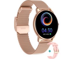 FITAGE Sporthorloge - Smartwatch - Stappenteller Horloge- Smartwatches - Activity Tracker - GPS - Dames en Heren - Roze