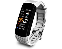 Fitnesstracker - stappenteller - fitnesshorloge, waterdicht, activiteitstracker met hartslagmeter, slaaptracker, berichten, oproepmeldingen, dames en heren, sporthorloge, smartwatch