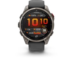 Garmin fenix 8 Pro - Smartwatch - 47 mm - AMOLED - Ingebouwde inReach® technologie - LTE connectiviteit - Tot 15 dagen batterijduur - Titanium