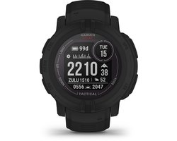 Garmin Instinct 2 Solar - Sporthorloge met GPS - Smartwatch voor heren - Zon Oplaadbaar - 45mm - Tactical Edition Zwart