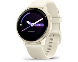 Garmin Vivoactive 6 - Smartwatch - Sporthorloge- Health - Fitness - 42 mm - Lunar Goudkleurig