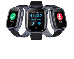 GPS Horloge Senior Health - persoonlijk alarm - alarm horloge ouderen - valdetectie - SOS alarm - Live tracking - medicatie herinnering - (video)bellen - hartslag & bloeddruk - SpO2 - alzheimer - dementie - geen abonnement