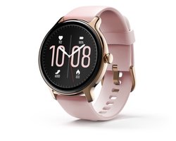 Hama Fit Smartwatch - Fitnesstracker met o.a. hartslagmeter en stappenteller - Sporthorloge - LED-display - IP68-waterbestendig - Roze