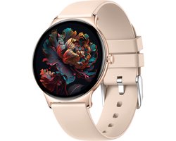 Hibousee Smartwatch voor Dames met Bluetooth Bellen, Gezondheid & Fitness Tracker – Stappenteller, Hartslagmeter, Slaapmonitor – iOS & Android