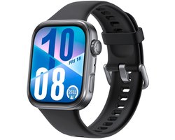 HUAWEI WATCH FIT 4 - Zwart Fluorelastomeer Horlogeband - Ultra slank design | Geavanceerde sportmodi | Tot 10 dagen batterijduur | Compatibel met iOS en Android