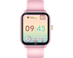 Ice Watch Ice Smart Junior 2.0 - Kindersmartwatch - Siliconen - Licht Roze - Ø 38 mm