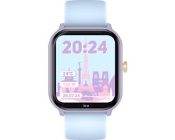 Ice Watch Ice Smart Junior 2.0 - Kindersmartwatch - Siliconen - Lila/Blauw - Ø 38 mm