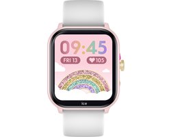Ice Watch Ice Smart Junior 2.0 - Kindersmartwatch - Siliconen - Roze/Wit - Ø 38 mm