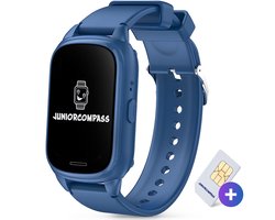 JuniorCompass Smartwatch kinderen - GPS Horloge kind - Sinterklaas - Stappenteller - Incl Simkaart
