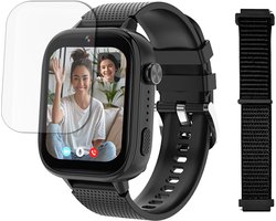 LEROYS Smartwatch Kinderen - GPS Horloge Kind - 4G - Kinderhorloge - Smartwatch Android - Kinder Smartwatch - Videobellen - GPS Tracker Kind - Incl. Simkaart - Elke polsmaat