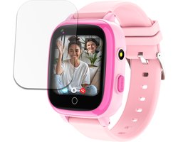 LEROYS Smartwatch Kinderen - GPS Horloge Kind - 4G - Kinderhorloge - Smartwatch Android - Kinder Smartwatch - Videobellen - GPS Tracker Kind - Roze - Incl. Simkaart - Elke polsmaat
