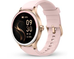 Norva - Smartwatch voor Dames - Geschikt voor elke smartphone - 100+ Sportmodi - Slaapmonitor - Bellen - Muziek - IP68 Waterdicht - Lange batterijduur - Zwart