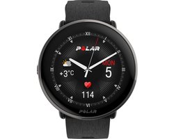 Polar Ignite 3 Titanium - Fitness Smartwatch & GPS Activity Tracker - Siliconen Zwart - S-L