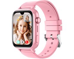 Protectly® GPS Horloge Kind Met Simkaart - 4G - SOS Knop - Smartwatch Kinderen - GPS Tracker Kind - Kinder Smartwatch - Videobellen - HD Camera - Whatsapp en SMS - Elke polsmaat - Incl. Simkaart