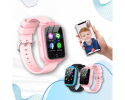 Setano GPS Kinder Smartwatch 4G – Kinderhorloge – Videobellen, SOS-Knop & GPS Tracker – Met Simkaart, SMS, HD Camera, Verstelbare Polsband – Spatwaterdicht