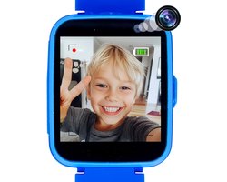 Smartwatch Kinderen met Camera en SD-kaart - Rekenmachine, Zaklamp, Alarm, Timer - 9 Spelletjes - Touchscreen - Educatief speelgoed 3 Jaar - Kids - Kinderhorloge Meisjes / Jongens - Cadeautje - 3, 4, 5, 6, 7, 8, 9, 10+ Jaar - Blauw - Soundlogic