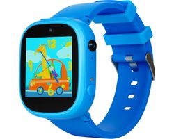TinyPlay Smartwatch Kinderen - Dual Camera - Spelletjes - USB Oplaadbaar kinderhorloge - Kinder smartwatch - Jongen - Blauw