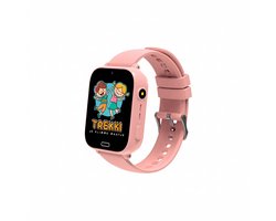 TREKKI® GPS Kinder Smartwatch Roze – Kindersmartwatch met Bellen & Videobellen – SOS Knop – GPS Tracker – Kinderhorloge