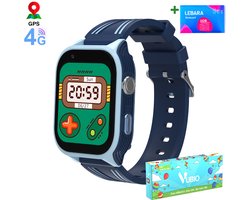 VUBIO 4G Kinder Smartwatch L2 - Incl. SIM - GPS - Videobellen - Blauw