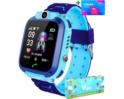 VUBIO B1 Kinder Smartwatch Blauw - Inclusief Simkaart - Bellen & Camera - Super Leuk Horloge Voor Kinderen Met Alles Wat U Nodig Heeft Voor De Veiligheid Van Uw Kind!