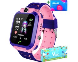 VUBIO Kinder Smartwatch Roze - Inclusief Simkaart - Bellen - Camera