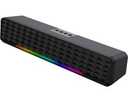 Bluetooth 5.0-luidspreker-Subwoofer-Soundbar-RGB dynamische lichteffecten PC-luidsprekers-professionele dual-mode geluidseffecten-Geschikt voor computers, mobiele telefoons en tv's