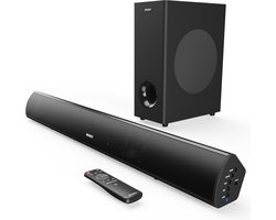 Bluetooth Soundbar voor TV met Draadloze Subwoofer – 180W 2.1 Kanaals Surround Sound Systeem, HDMI ARC, USB & Optical