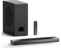 Boleen - TV Soundbar - Soundbars voor TV - Soundbars - Soundbar met Subwoofer - Met Bluetooth - Ultra Slim - Zwart