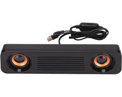 CLVP® Soundbar Pc - Bekabelde en Draadloze Pc -Luidspreker - USB Mini Speaker