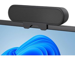 DailySupplies® Soundbar Pc - Bekabelde en Draadloze Pc -Luidspreker - USB Mini Soundbar - Zwart