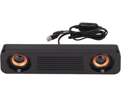 Draagbare Mini Soundbar voor PC en Tablet met Hifi Stereo Geluid