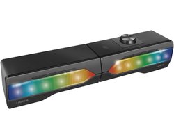 Draagbare Soundbar met Partyverlichting - 2-in-1 Gaming Speakersysteem met Bluetooth & Kabel